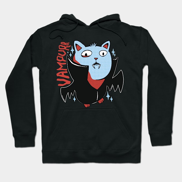 Vampurr Cat Vampire Hoodie by 2P-Design